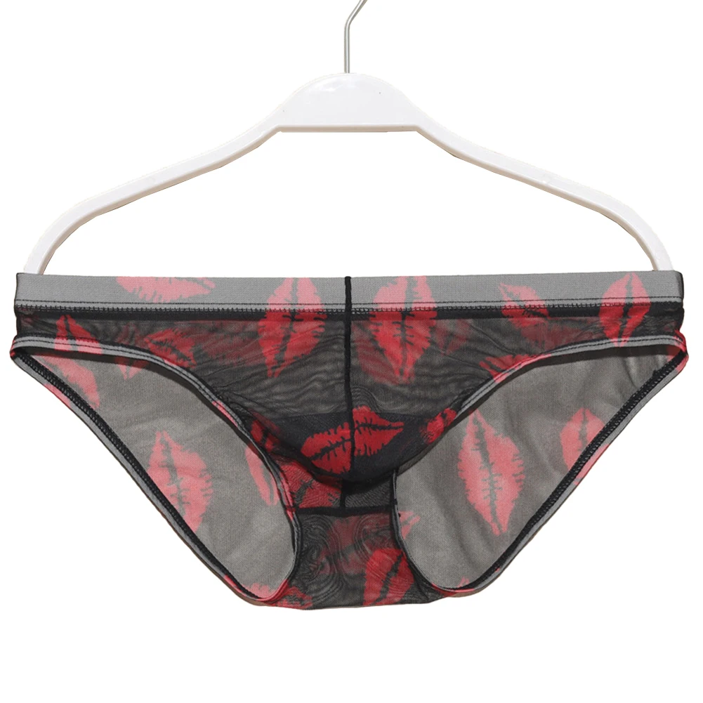 Mens Sexy Bulge Pouch Underwear Low-Rise Mesh Panties Breathable Knickers Print Underpants Scrotum Bulge Briefs
Mens Sexy Bulge Pouch Underwear Low-Rise Mesh Panties Breathable Knickers Print Underpants Scrotum Bulge Briefs