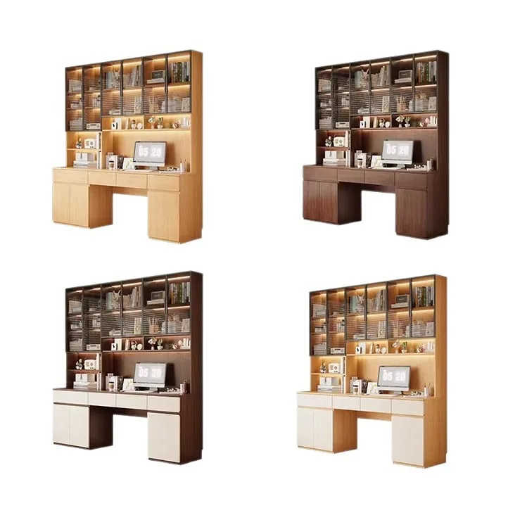 Renewal subsidy North American oak computer desk home desk oak premium desk bookshelf integrated table
Renewal subsidy North American oak computer desk home desk oak premium desk bookshelf integrated table