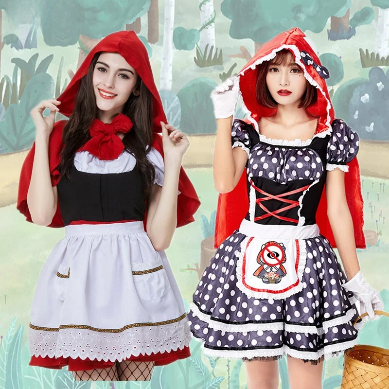 Princess Role Play Costume Little Red Riding Hood Performance Outfit Small Size Suit Princess Skirt Stage Costume
Princess Role Play Costume Little Red Riding Hood Performance Outfit Small Size Suit Princess Skirt Stage Costume