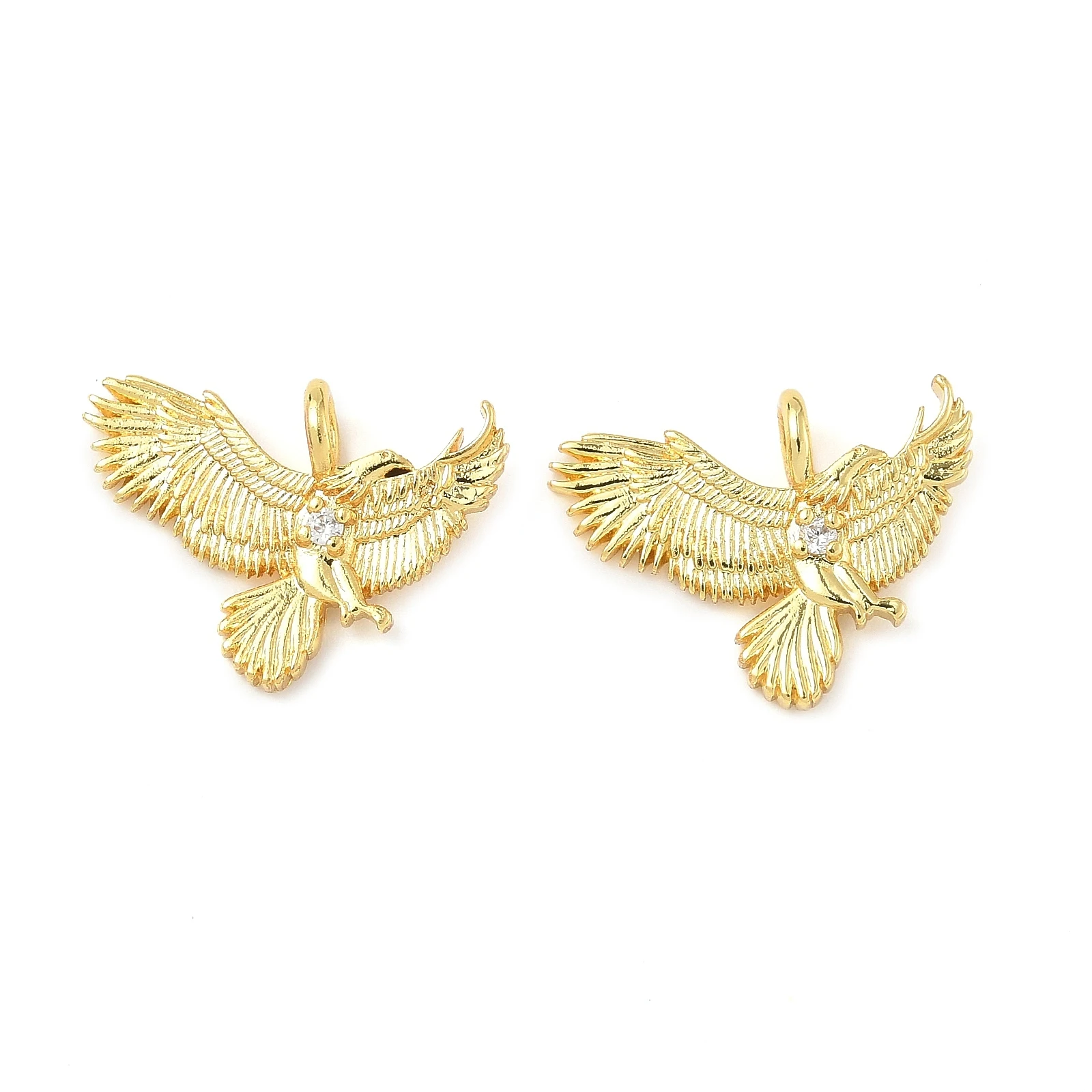 20pcs Eagle Brass Pendants Cubic Zirconia Charms with Jump Ring for DIY Necklace Earring Bracelet Making Supplies
20pcs Eagle Brass Pendants Cubic Zirconia Charms with Jump Ring for DIY Necklace Earring Bracelet Making Supplies