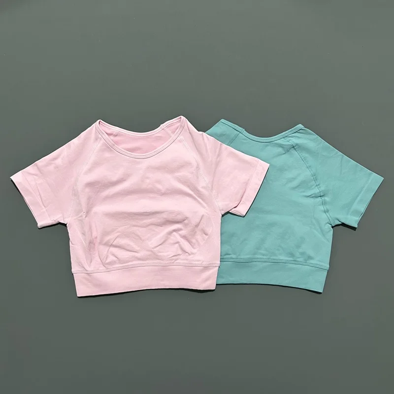 Impact Crop Top Women's Short Sleeve Breathable Yoga Top Shirts Light Weight Gym Crop Top Seamless Sports Shirt Cycling Tops
Impact Crop Top Women's Short Sleeve Breathable Yoga Top Shirts Light Weight Gym Crop Top Seamless Sports Shirt Cycling Tops