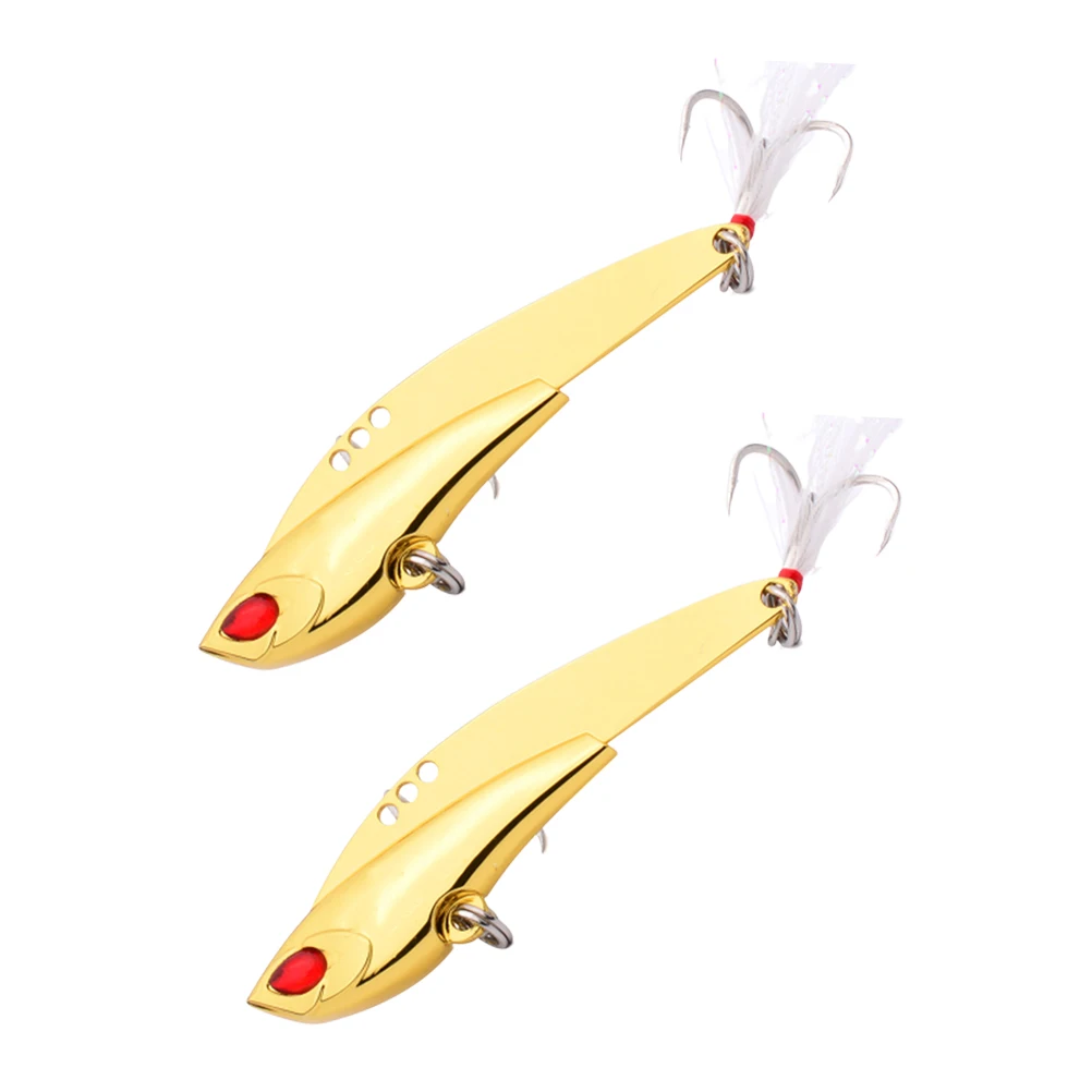 2pcs Bright Metal Fishing Lures Kit Hard Sequin Gold Hook Reusable Durable Quality Gift Fish Tackle
2pcs Bright Metal Fishing Lures Kit Hard Sequin Gold Hook Reusable Durable Quality Gift Fish Tackle