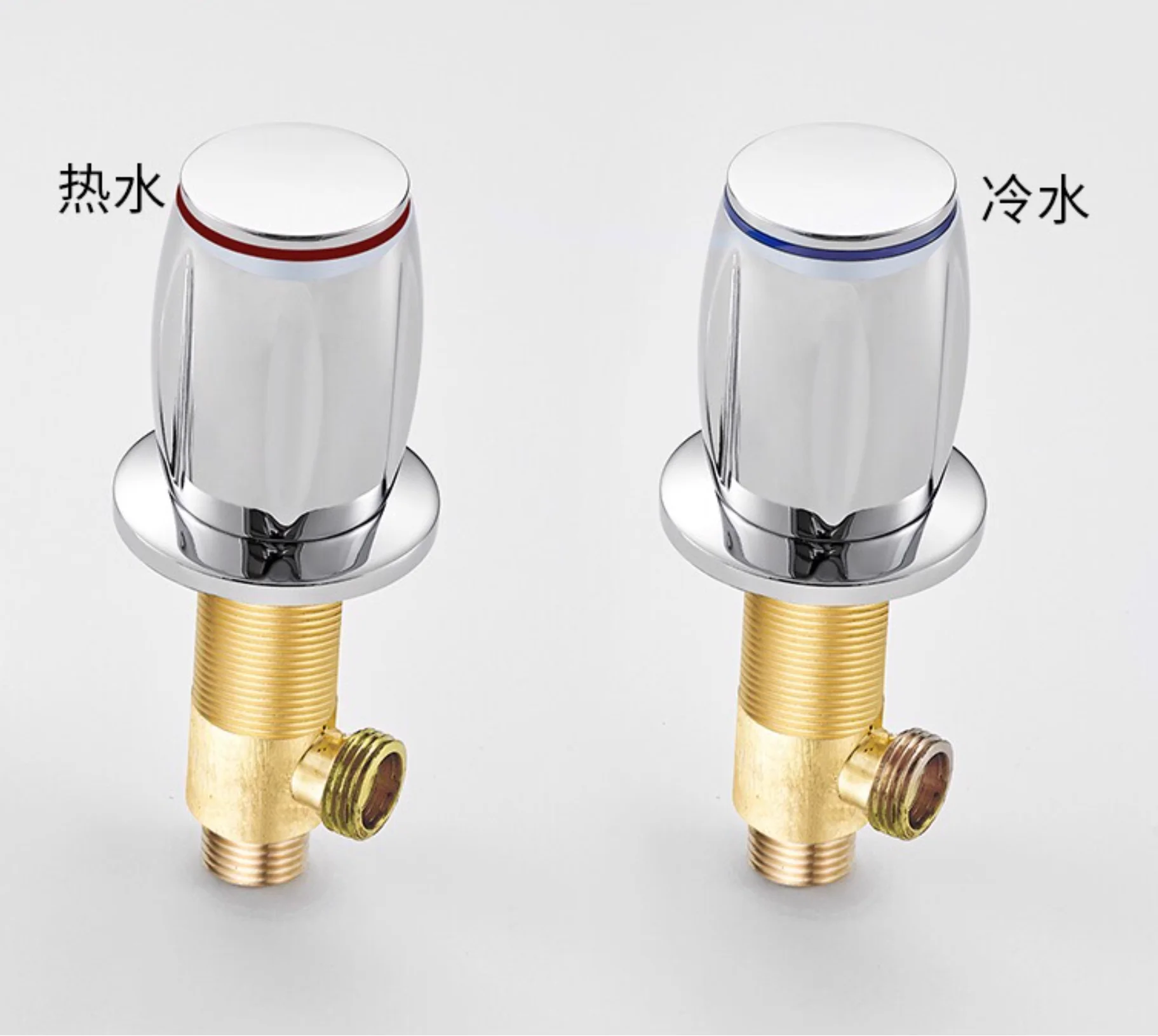 Solid Brass Bathtub Faucet Hot Or Cold Water Control Valve one input one Output Switch Five-hole Bathtub Faucet Switch
Solid Brass Bathtub Faucet Hot Or Cold Water Control Valve one input one Output Switch Five-hole Bathtub Faucet Switch