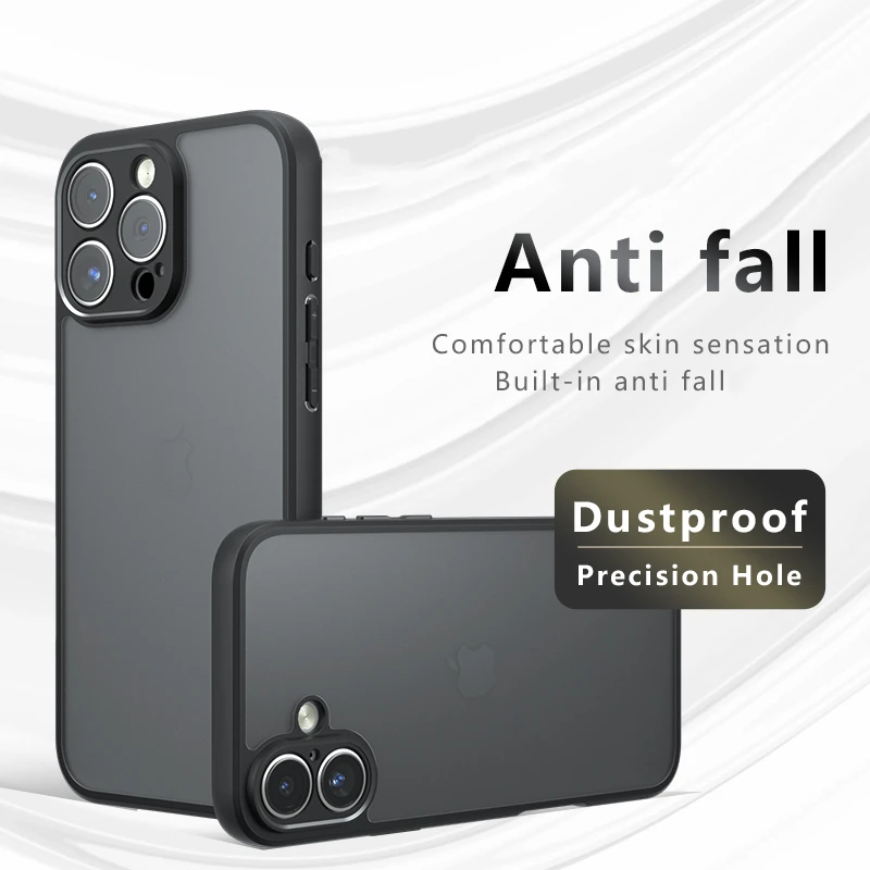 For iphone 16 Pro Max Frosted Case iphone 16 Pro Max Cover Coque Matte Transparent PC Shockproof Phone Fundas iphone 16 Pro Max
For iphone 16 Pro Max Frosted Case iphone 16 Pro Max Cover Coque Matte Transparent PC Shockproof Phone Fundas iphone 16 Pro Max