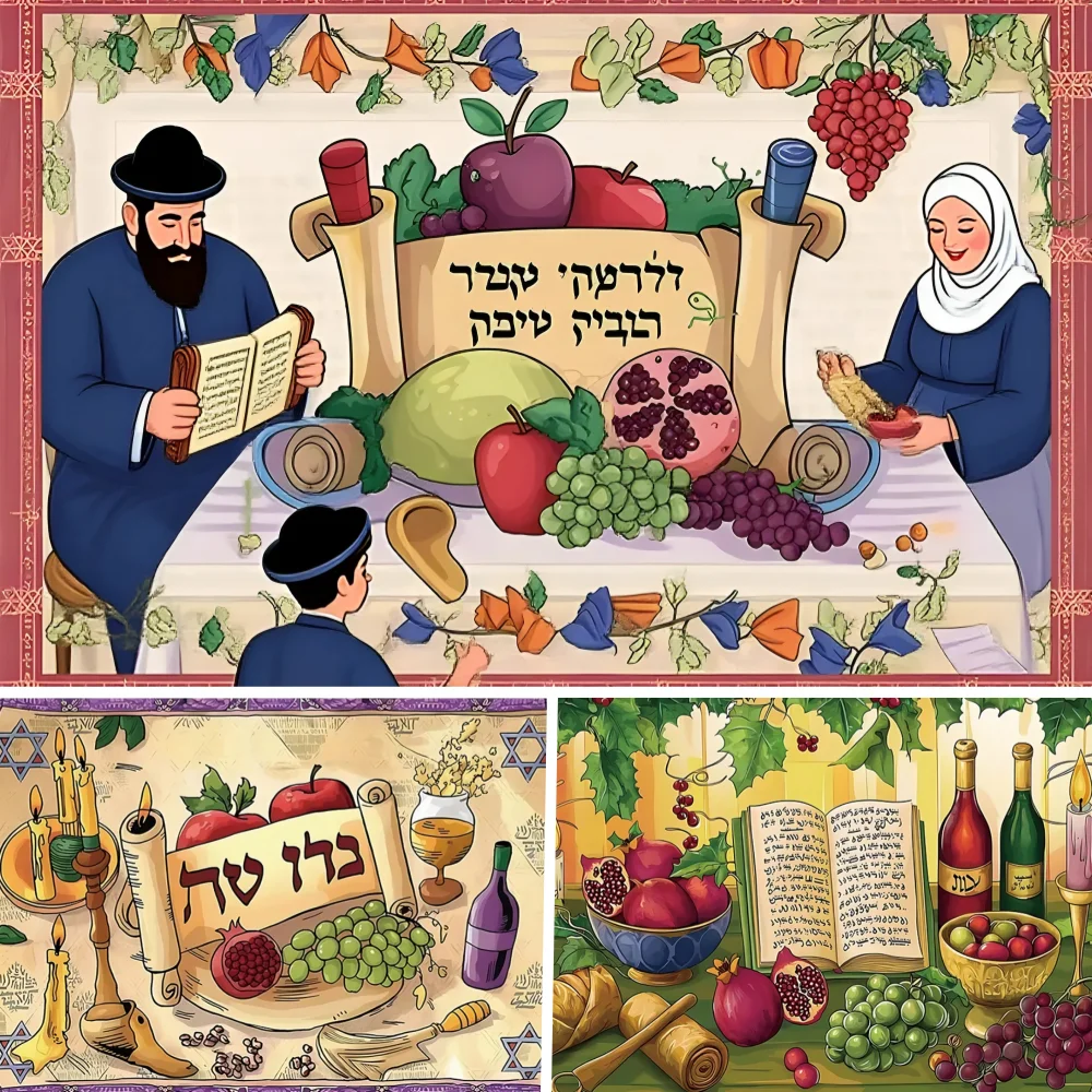 Happy Hanukkah Festival Party Photography Background Honey Bible Candle Fruits New Year Jewish Family Party Decor Photo Studio
Happy Hanukkah Festival Party Photography Background Honey Bible Candle Fruits New Year Jewish Family Party Decor Photo Studio