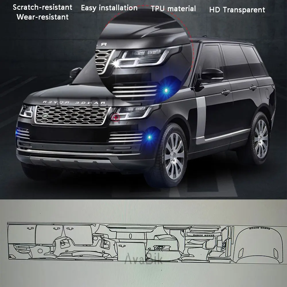For Range Rover Sport 2018-2020-2024 SVR Paint PPF Kit Decal Transparent Car Body Cover Clear Sticker Pre cut Protection Film
For Range Rover Sport 2018-2020-2024 SVR Paint PPF Kit Decal Transparent Car Body Cover Clear Sticker Pre cut Protection Film
