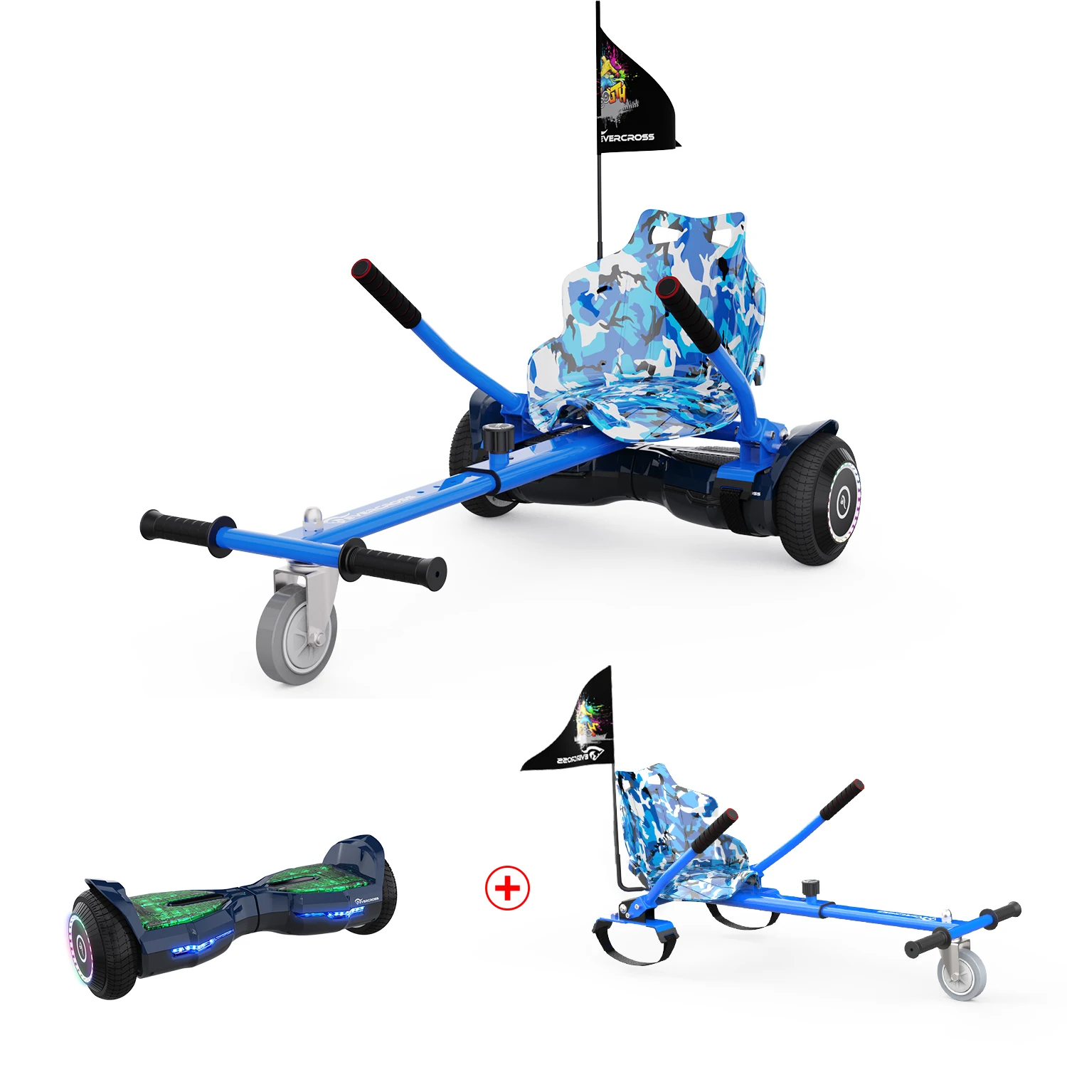Intelligent Library Newest Generation Evercross EV2 6.5 Inches Self Balance Car Hoverboard+Hoverkart Self Balance Electric Hover
Intelligent Library Newest Generation Evercross EV2 6.5 Inches Self Balance Car Hoverboard+Hoverkart Self Balance Electric Hover