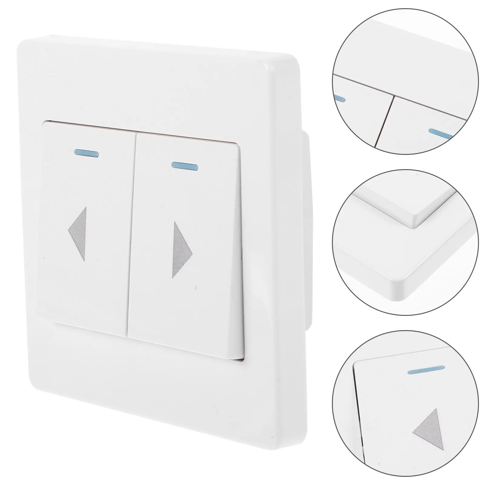 Garage Door Wall Button Replacement Panel 2-Button Design for Garage Door Operation Window Curtain and Home Supply Control
Garage Door Wall Button Replacement Panel 2-Button Design for Garage Door Operation Window Curtain and Home Supply Control