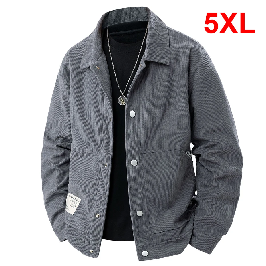 Vintage Corduroy Jacket Men 5XL Plus Size Jacket Coat Male Fashion Casual Spring Autumn Corduroy Coat Outerwear Big Size 5XL
Vintage Corduroy Jacket Men 5XL Plus Size Jacket Coat Male Fashion Casual Spring Autumn Corduroy Coat Outerwear Big Size 5XL
