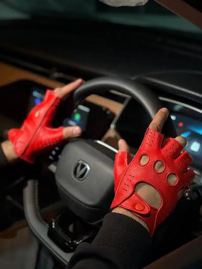 Goatskin gloves men's thin single leather driving autumn and winter plush warm cycling motorcycle touch screen leather gloves me
Goatskin gloves men's thin single leather driving autumn and winter plush warm cycling motorcycle touch screen leather gloves me