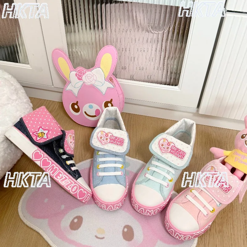 Sweet Girls Cute Cartoon Embroidered Canvas Shoes Women Spring Summer New Japanese Kawaii Student Denim Canvas Shoes Pumps
Sweet Girls Cute Cartoon Embroidered Canvas Shoes Women Spring Summer New Japanese Kawaii Student Denim Canvas Shoes Pumps