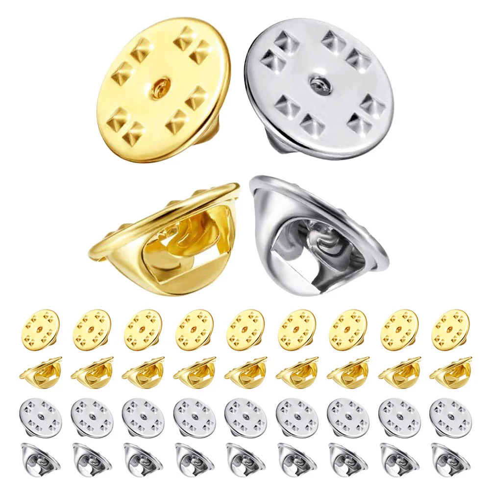 50 Pcs Badge Butterfly Hat Buckle DIY Accessory Ties Multi-function Pin Backing Jewelry
50 Pcs Badge Butterfly Hat Buckle DIY Accessory Ties Multi-function Pin Backing Jewelry