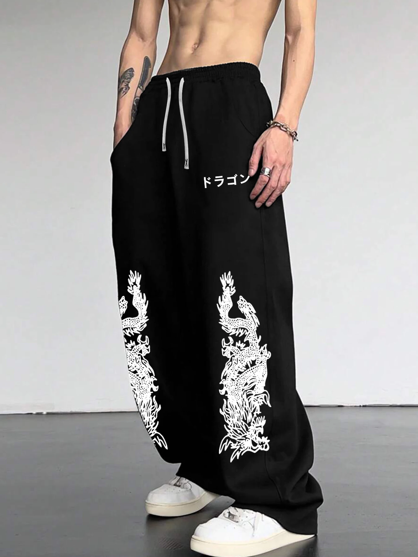 Gothic-style Men's Casual Sports Jogging Pants, Straight-leg Pants New Autumn and Winter Outdoor Casual Sports
Gothic-style Men's Casual Sports Jogging Pants, Straight-leg Pants New Autumn and Winter Outdoor Casual Sports