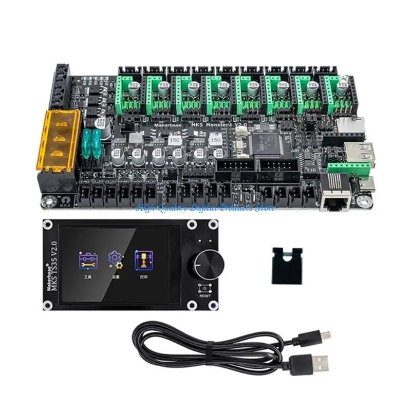 U2JE PRINTER Плата управления MONSTR8 V2Motherboard Integration 4KB EEPROM с дисплеем TS35 TMC2209 для -принтера Voron 
U2JE PRINTER Плата управления MONSTR8 V2Motherboard Integration 4KB EEPROM с дисплеем TS35 TMC2209 для -принтера Voron