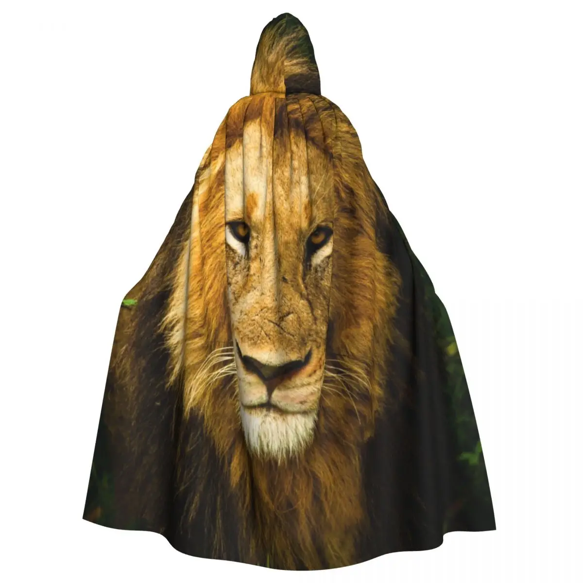 Lion-Themed Black Cloak for Halloween and Animal Cosplay Unisex Adult Cloak with Hood Long Witch Costume Cosplay
Lion-Themed Black Cloak for Halloween and Animal Cosplay Unisex Adult Cloak with Hood Long Witch Costume Cosplay