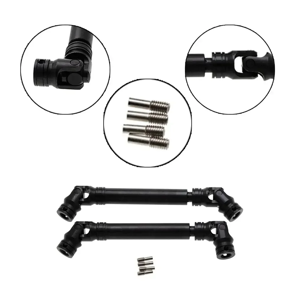 2PCS Metal Splined Drive Shaft 107-159mm for 1/10 RC Crawler 313mm Wheelbase Axial SCX10 SCX10 II Parts Accessories 
2PCS Metal Splined Drive Shaft 107-159mm for 1/10 RC Crawler 313mm Wheelbase Axial SCX10 SCX10 II Parts Accessories