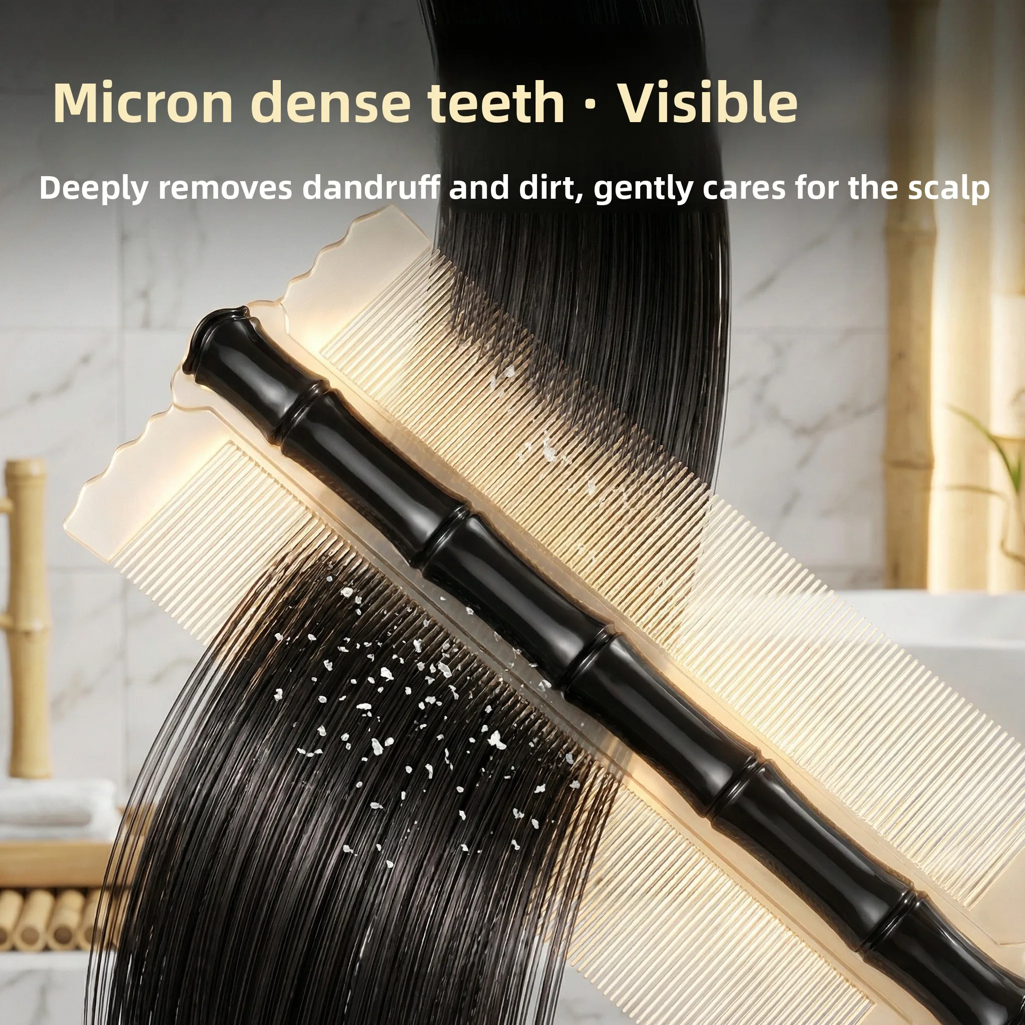 Durable Fine Tooth Comb for Home Use Scalp Dandruff Removal Massage Meridians Strong Build Portable Personal Care Tool
Durable Fine Tooth Comb for Home Use Scalp Dandruff Removal Massage Meridians Strong Build Portable Personal Care Tool