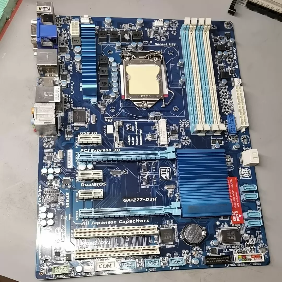 For Gigabyte GA-Z77-D3H Desktop Motherboard Z77 D3H Mainboard 100% Tested OK
For Gigabyte GA-Z77-D3H Desktop Motherboard Z77 D3H Mainboard 100% Tested OK