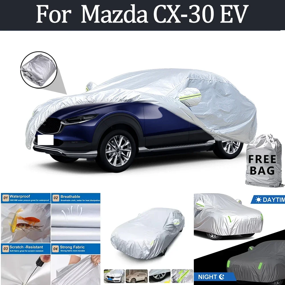 For Mazda CX-30 EV Car Cover Outdoor Protection Covers Snow Sunshade Waterproof Dustproof Exterior UV Car Accessories
For Mazda CX-30 EV Car Cover Outdoor Protection Covers Snow Sunshade Waterproof Dustproof Exterior UV Car Accessories