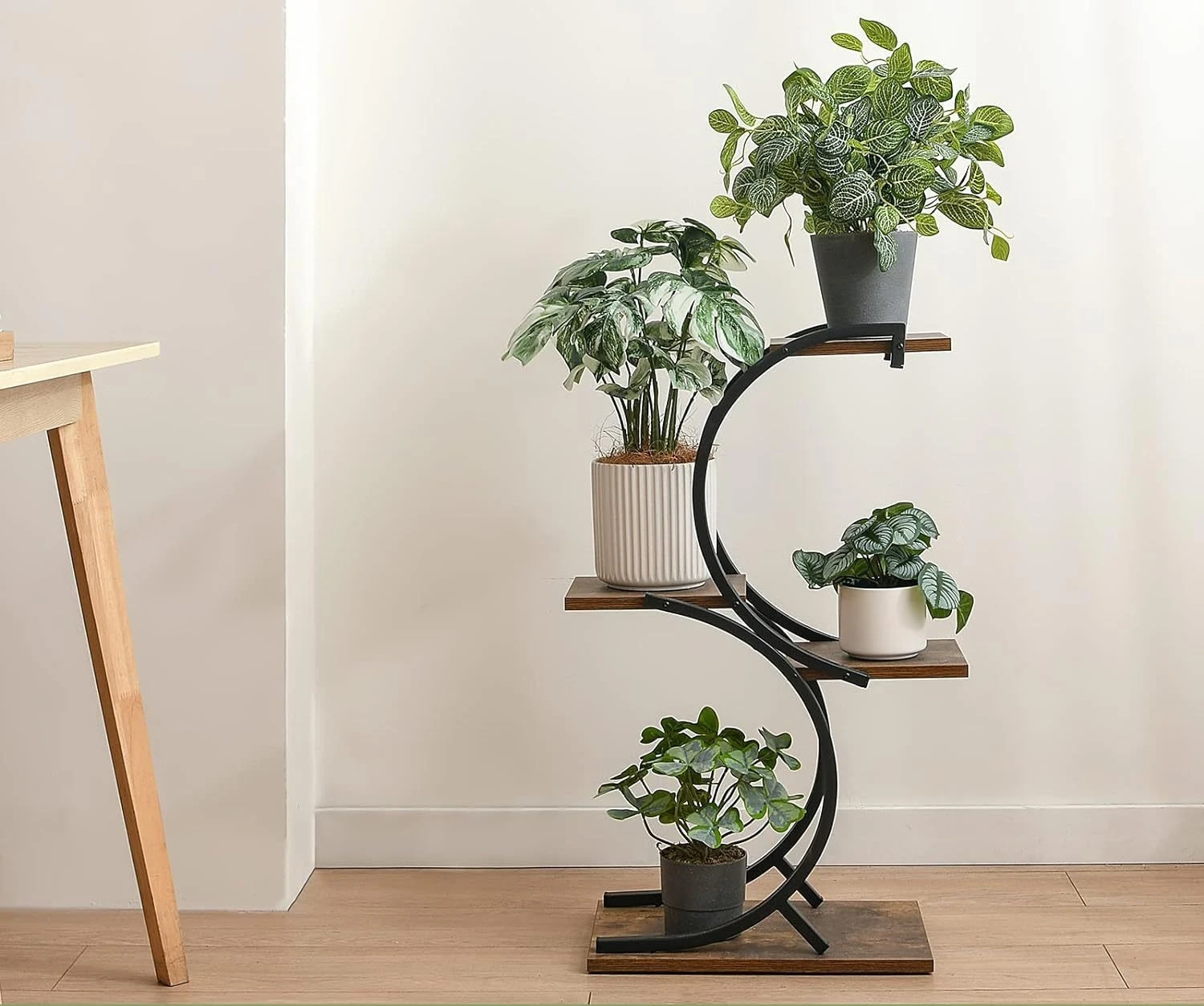 Современная простая двойная C железная деревянная комбинированная подставка для цветов зеленый укроп полка для горшечных растений гостиная спальня балкон
Современная простая двойная C железная деревянная комбинированная подставка для цветов зеленый укроп полка для горшечных растений гостиная спальня балкон