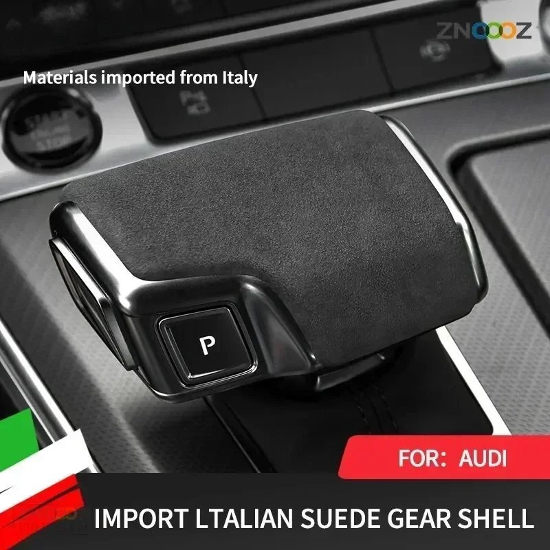 Suede Gear Lever Stick Shift Knob Decor Cover For Audi A6 A6L A7 Q7 2019 2020 2021 Car Shift Head Trim Interior Parts
Suede Gear Lever Stick Shift Knob Decor Cover For Audi A6 A6L A7 Q7 2019 2020 2021 Car Shift Head Trim Interior Parts