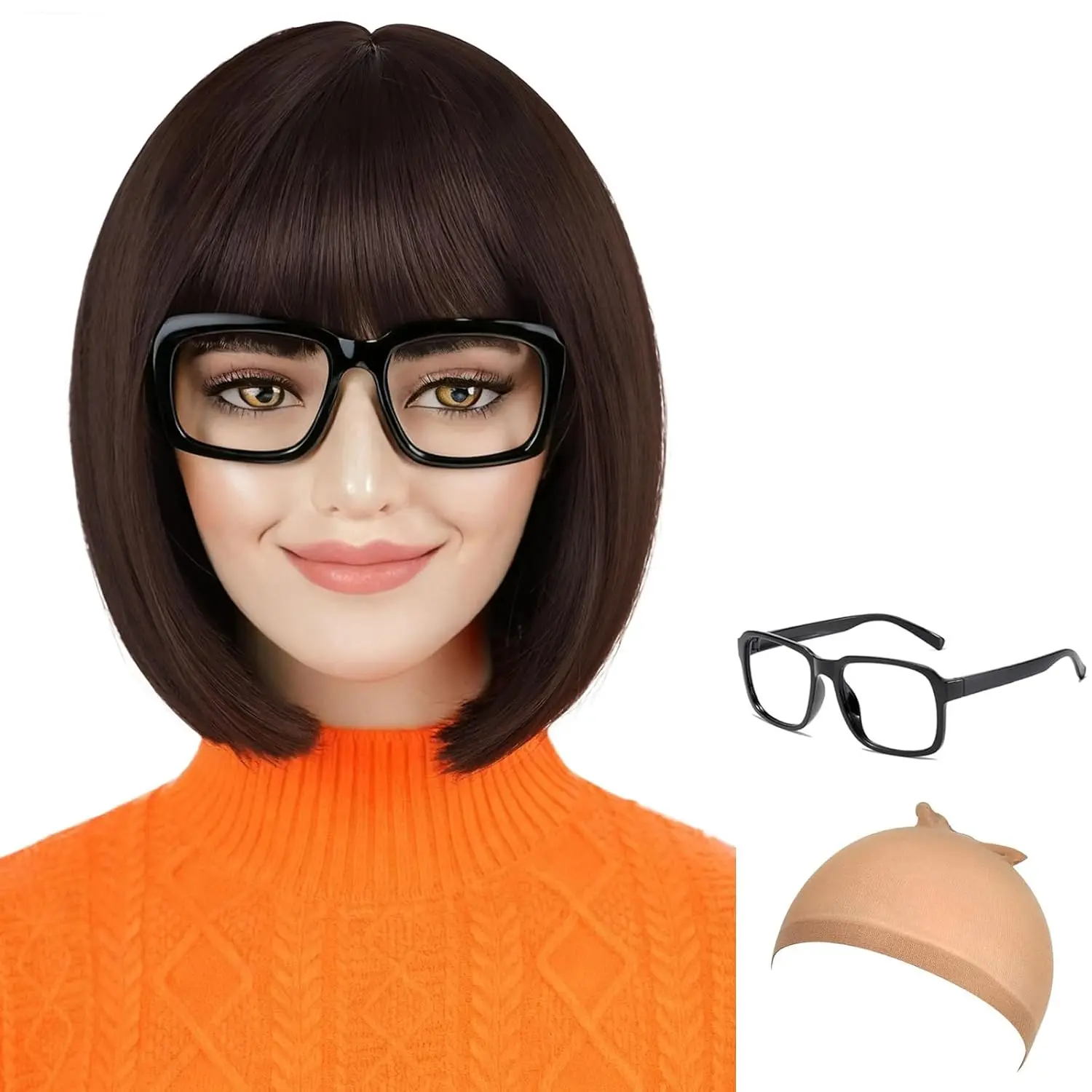 Синтетический парик Боб с челкой, короткий прямой парик из бархата для женщин, термостойкие волосы естественного вида для повседневного косплея на Хэллоуин
Синтетический парик Боб с челкой, короткий прямой парик из бархата для женщин, термостойкие волосы естественного вида для повседневного косплея на Хэллоуин