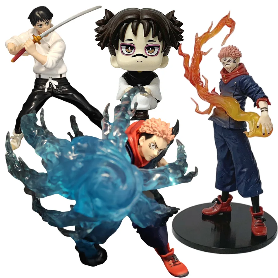 Фигурка из аниме «Джудзюцу Кайсен» 21 см: Итадори Юдзи, Оккотсу Юта, Сукна. Модель из ПВХ, коллекционная игрушка, декор.
Фигурка из аниме «Джудзюцу Кайсен» 21 см: Итадори Юдзи, Оккотсу Юта, Сукна. Модель из ПВХ, коллекционная игрушка, декор.