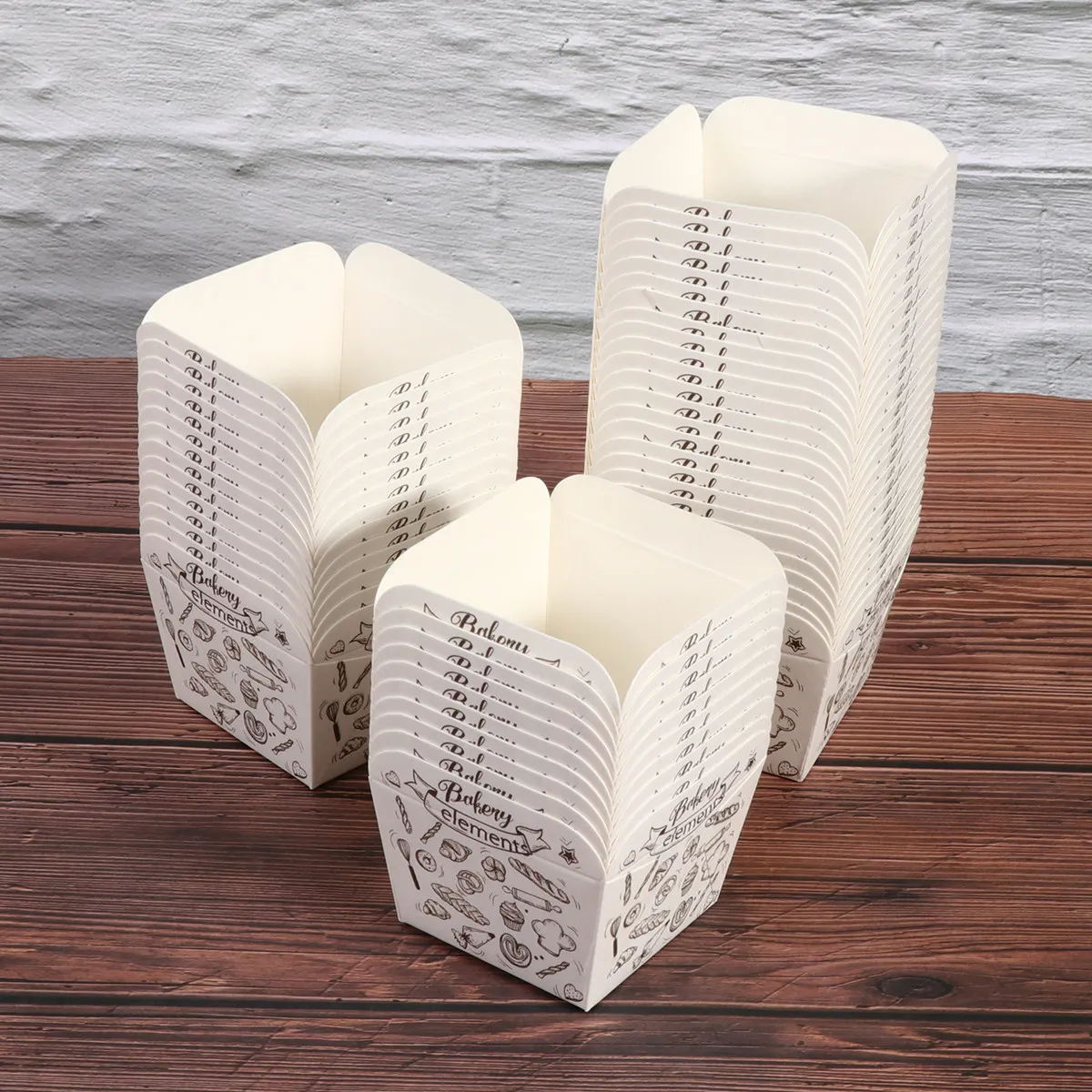 100Pcs Cake Paper Cups Disposable Food-Grade Biodegradable Square Cupcake Wrapper Heat-Resistant Dessert Bowls Mini Cake Box
100Pcs Cake Paper Cups Disposable Food-Grade Biodegradable Square Cupcake Wrapper Heat-Resistant Dessert Bowls Mini Cake Box