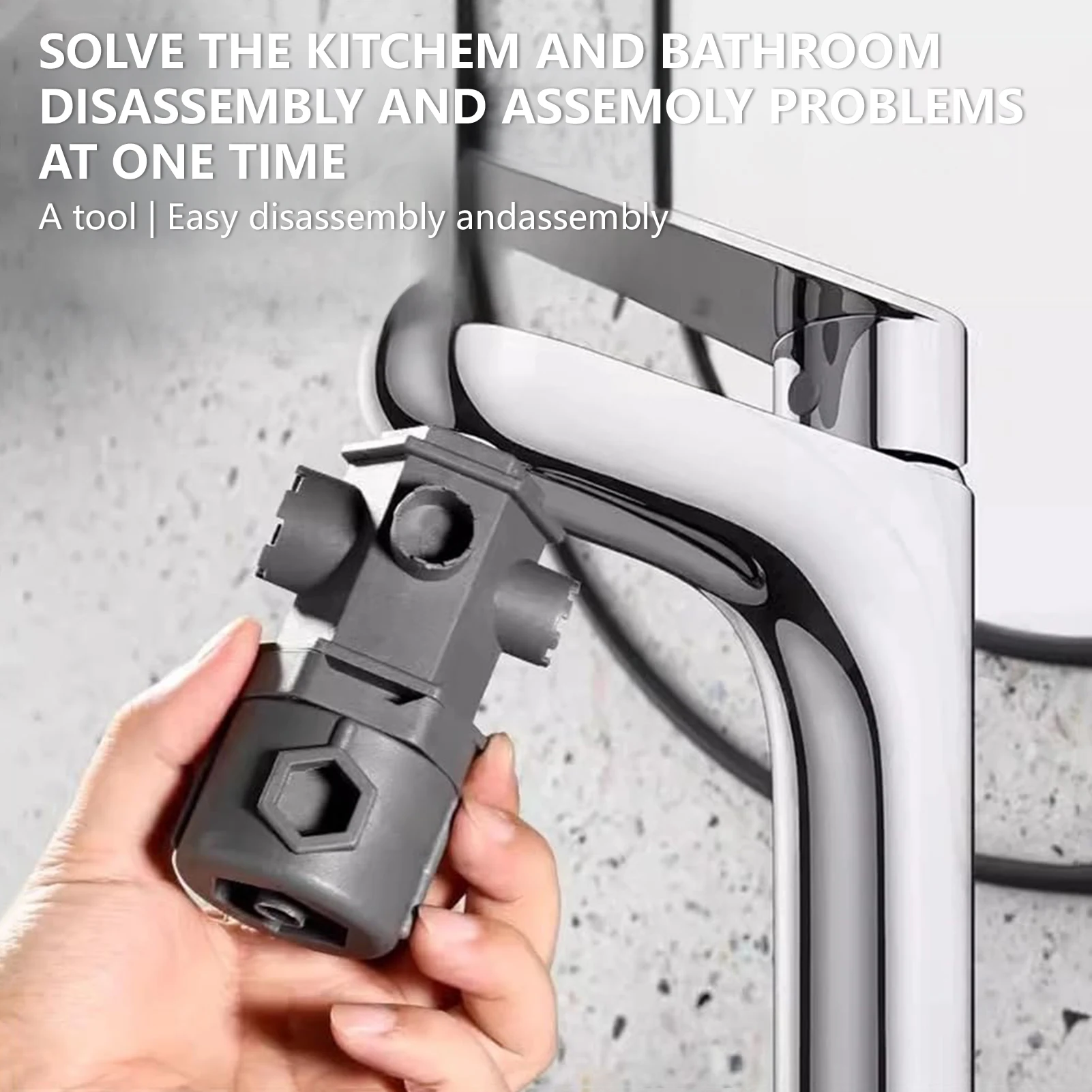 Household Basin Wrench Set with Valve Core Plumbing Tool Installing Parts Suitable for Restaurant Bathroom Repair 
Household Basin Wrench Set with Valve Core Plumbing Tool Installing Parts Suitable for Restaurant Bathroom Repair