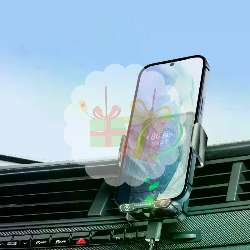 15W Universal Car Phone Wireless Charger Holder Auto-sensing RGB Light Mount For S26 / 17 16 15 14 13 12 11 Pro Max
15W Universal Car Phone Wireless Charger Holder Auto-sensing RGB Light Mount For S26 / 17 16 15 14 13 12 11 Pro Max