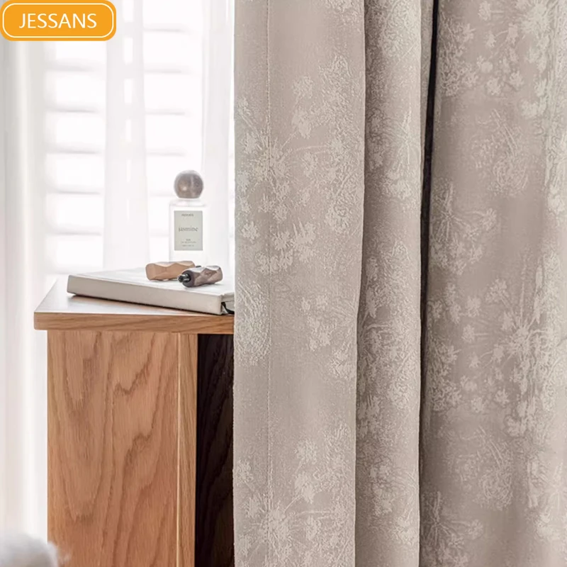 French Chenille Cream Thickened Dandelion Jacquard Curtains for Living Room Bedroom French Window Balcony Window Customized
French Chenille Cream Thickened Dandelion Jacquard Curtains for Living Room Bedroom French Window Balcony Window Customized