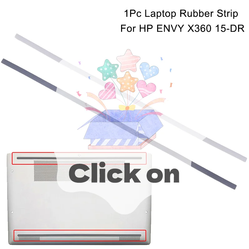1Pc Rubber Strip Laptop Bottom Shell Cover Foot Pad For ENVY X360 15-DR Non-Slip Bumper Feet Strip
1Pc Rubber Strip Laptop Bottom Shell Cover Foot Pad For ENVY X360 15-DR Non-Slip Bumper Feet Strip