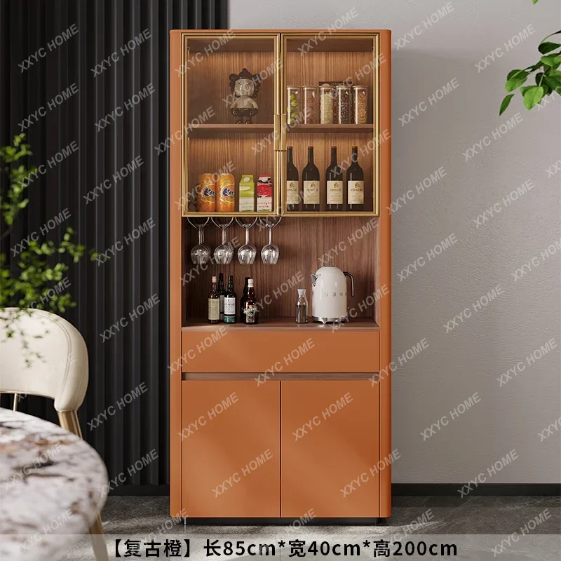 A Light1 luxury wine cabinet against the wall Living room high display cabinet Glass door Solid wood
A Light1 luxury wine cabinet against the wall Living room high display cabinet Glass door Solid wood