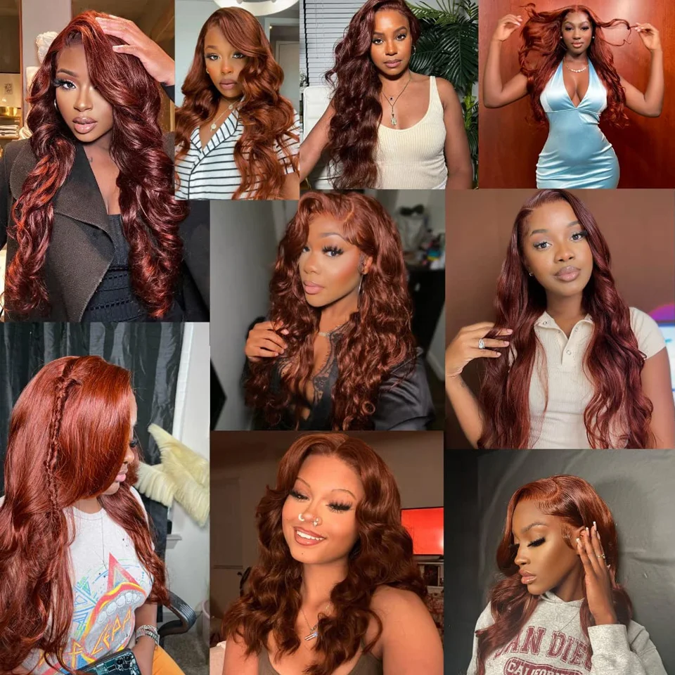 High Quality Transparent 13x4 Lace Frontal Wigs Brazilian Colored Human Hair Wig Bright Brown Body Wave For Women Wear And Go
High Quality Transparent 13x4 Lace Frontal Wigs Brazilian Colored Human Hair Wig Bright Brown Body Wave For Women Wear And Go