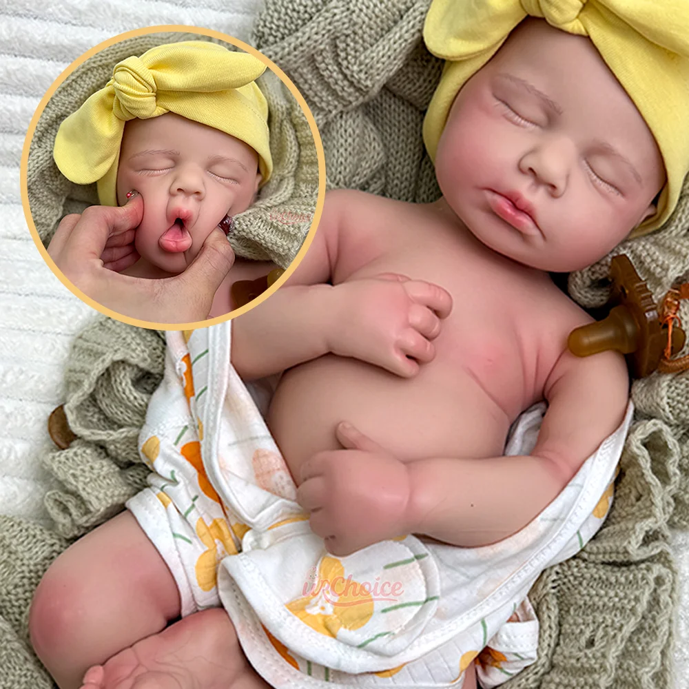 20" Full Silicone Reborn Baby Doll Lifelike Loulou Girl Handmade Art Doll Cute Sleeping Newborn Doll For Collecting And Playing
20" Full Silicone Reborn Baby Doll Lifelike Loulou Girl Handmade Art Doll Cute Sleeping Newborn Doll For Collecting And Playing