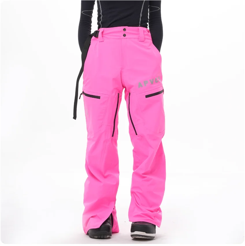 APVCX Unisex 3L HardShell Ski Pants Waterproof Windproof Thermal Fleece-Lined Slim Straight Fit Snowboard Trousers for Winter
APVCX Unisex 3L HardShell Ski Pants Waterproof Windproof Thermal Fleece-Lined Slim Straight Fit Snowboard Trousers for Winter