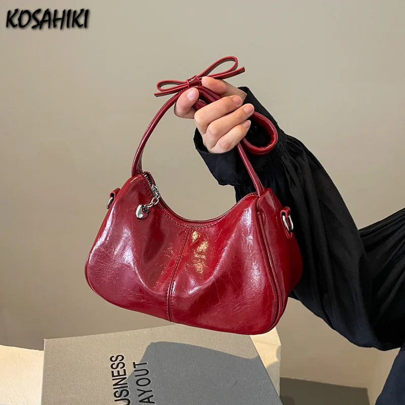 All Match Y2k Aesthetic Solid Handbags Elegant Office Lady Fairy Underarm Bag Streetwear Fashion Simple Shoulder Crossbody Bags
All Match Y2k Aesthetic Solid Handbags Elegant Office Lady Fairy Underarm Bag Streetwear Fashion Simple Shoulder Crossbody Bags