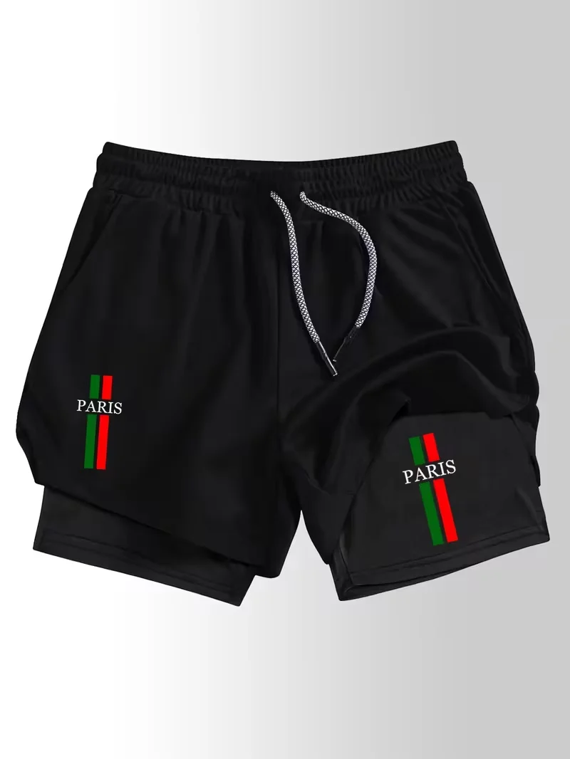 Men's fashionable sports shorts quick drying 2-in-1 multifunctional fitness pants suitable for casual fashion outdoor gym summer
Men's fashionable sports shorts quick drying 2-in-1 multifunctional fitness pants suitable for casual fashion outdoor gym summer