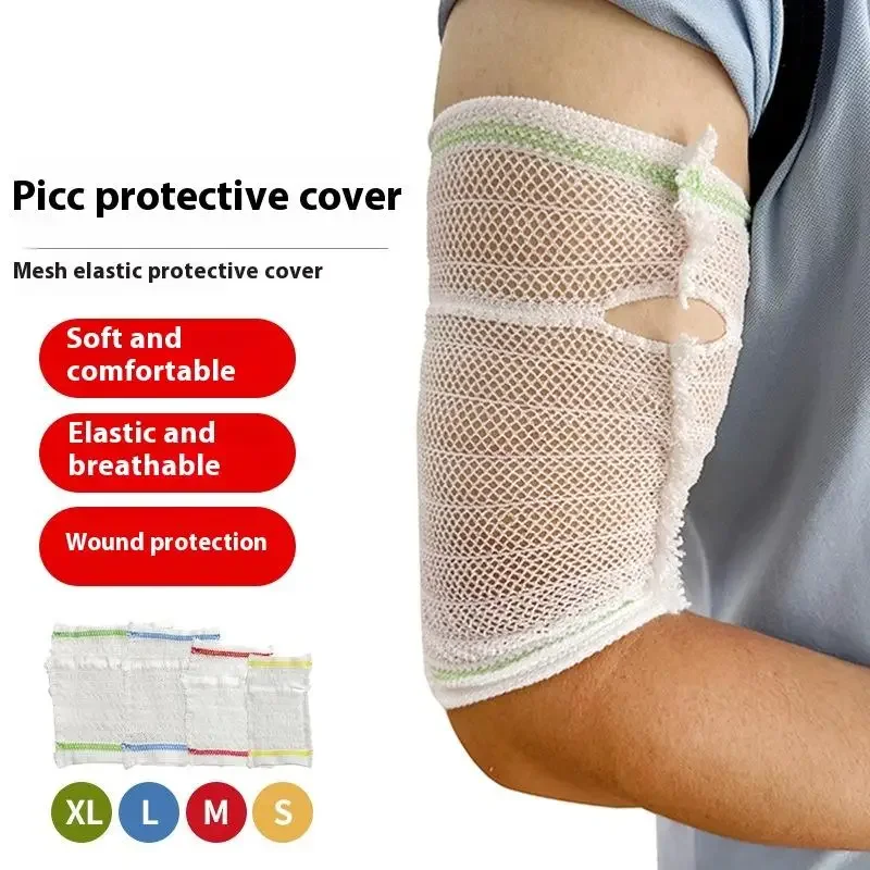 1Pcs Medical Mesh Nursing Tube Protection PICC Sleeve Breathable Elastic Catheter Indwelling Needle Fixation Line Arm Sheath
1Pcs Medical Mesh Nursing Tube Protection PICC Sleeve Breathable Elastic Catheter Indwelling Needle Fixation Line Arm Sheath