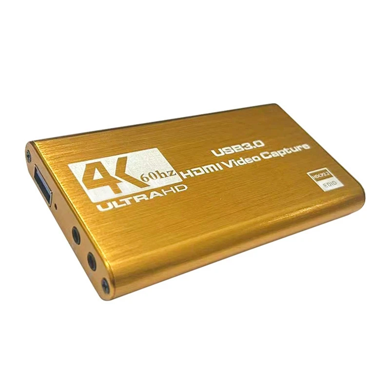 4K-совместимая карта видеозахвата, USB3.0 1080P 60FPS видеокарта для потоковой передачи игр и вещания
4K-совместимая карта видеозахвата, USB3.0 1080P 60FPS видеокарта для потоковой передачи игр и вещания