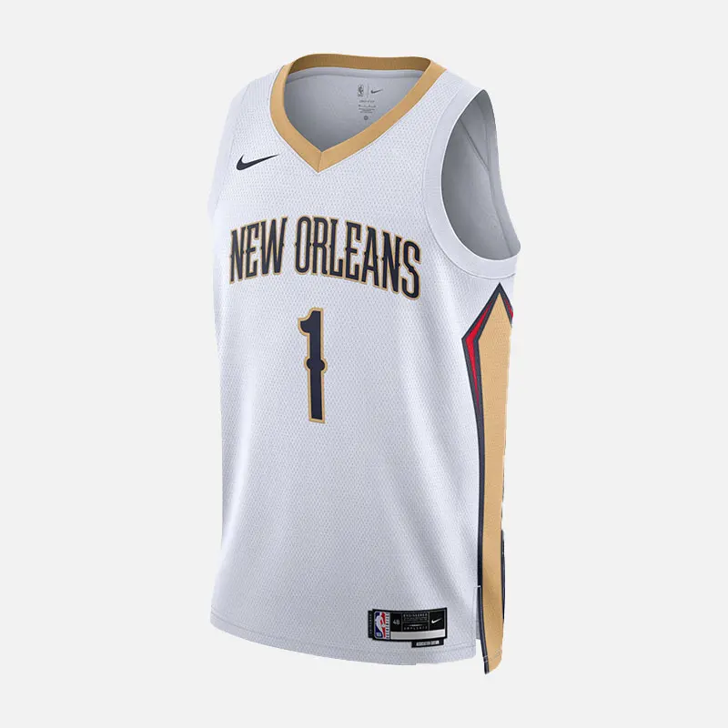 Nike genuine Orleans Pelicans men's sports jersey DN2086-100
Nike genuine Orleans Pelicans men's sports jersey DN2086-100
