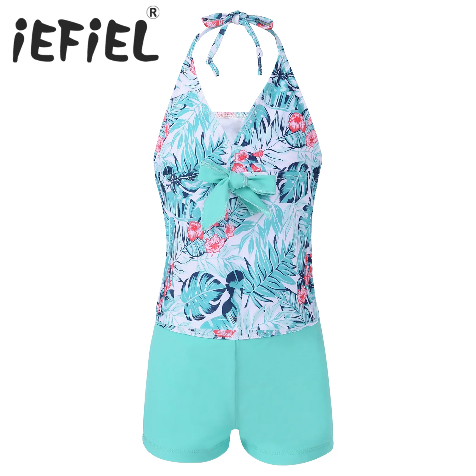Kids Girls Swimsuits Swimwear Beachwear Outfits Halter Tie Floral Printed Tops with Shorts Bikini Sets Beach Swim Bathing Suit
Kids Girls Swimsuits Swimwear Beachwear Outfits Halter Tie Floral Printed Tops with Shorts Bikini Sets Beach Swim Bathing Suit