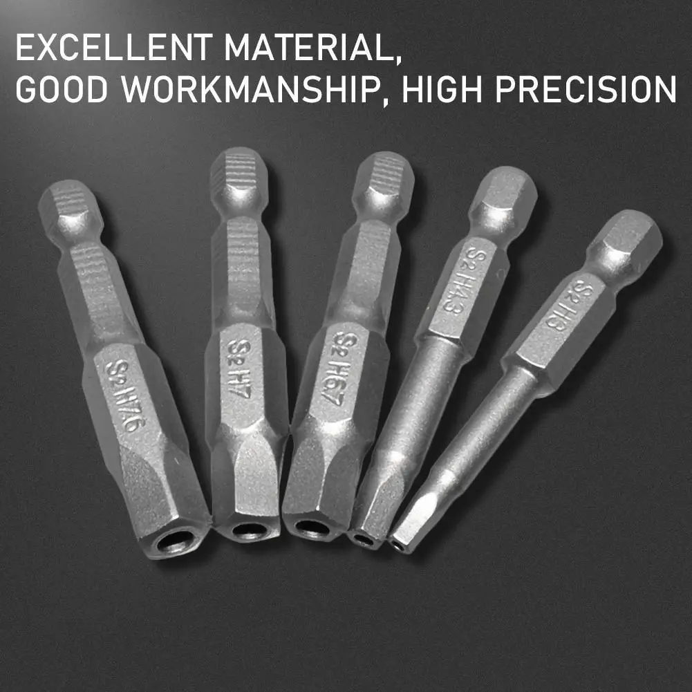 5Pcs Magnetic Pentagon Screwdriver Drill Bit Screwdriver Drill Bit 50mm 1/4 inch Hex Shank S2 Socket Adapter
5Pcs Magnetic Pentagon Screwdriver Drill Bit Screwdriver Drill Bit 50mm 1/4 inch Hex Shank S2 Socket Adapter