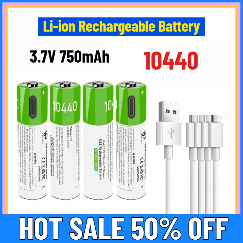 3.7V 750mAh 10440 Li-ion Rechargeable Battery AAA 3A for Headlamp Mechanical Mod Torch Headlight Vap
3.7V 750mAh 10440 Li-ion Rechargeable Battery AAA 3A for Headlamp Mechanical Mod Torch Headlight Vap