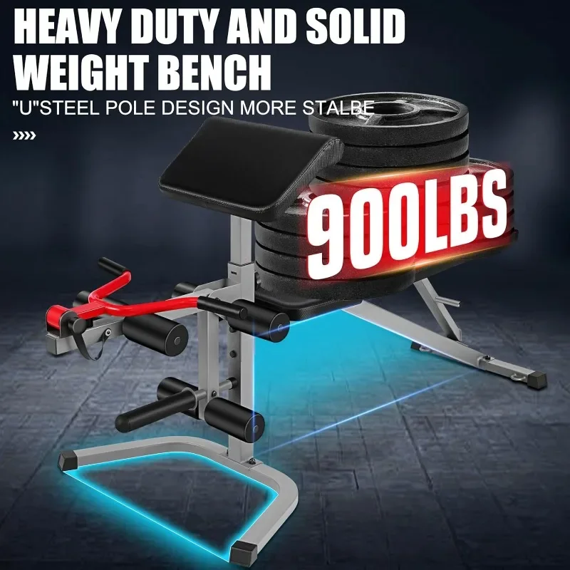 OPPSDECOR Weight Bench Set Adjustable Weight Bench With Preacher Curl Leg Extension Professional Bench Press
OPPSDECOR Weight Bench Set Adjustable Weight Bench With Preacher Curl Leg Extension Professional Bench Press