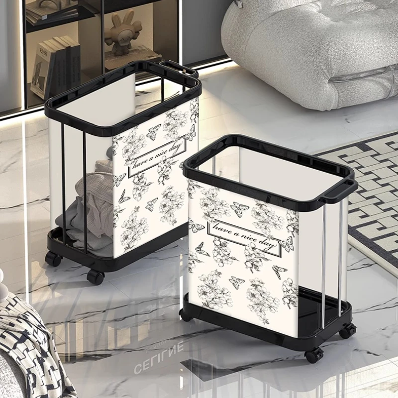 Stylish Rolling Laundry Basket with Brake - Large Capacity Bathroom Clothes Organizer Mobile Storage Bin for Bedroom/Home
Stylish Rolling Laundry Basket with Brake - Large Capacity Bathroom Clothes Organizer Mobile Storage Bin for Bedroom/Home