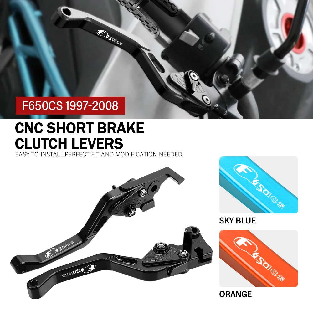 For BMW F650CS ABS 1997 1998 1999 2000 2001 2002 2003 2004 2005 2006 2007 2008 Motorcycle Adjustable Brake Clutch Levers Handle
For BMW F650CS ABS 1997 1998 1999 2000 2001 2002 2003 2004 2005 2006 2007 2008 Motorcycle Adjustable Brake Clutch Levers Handle