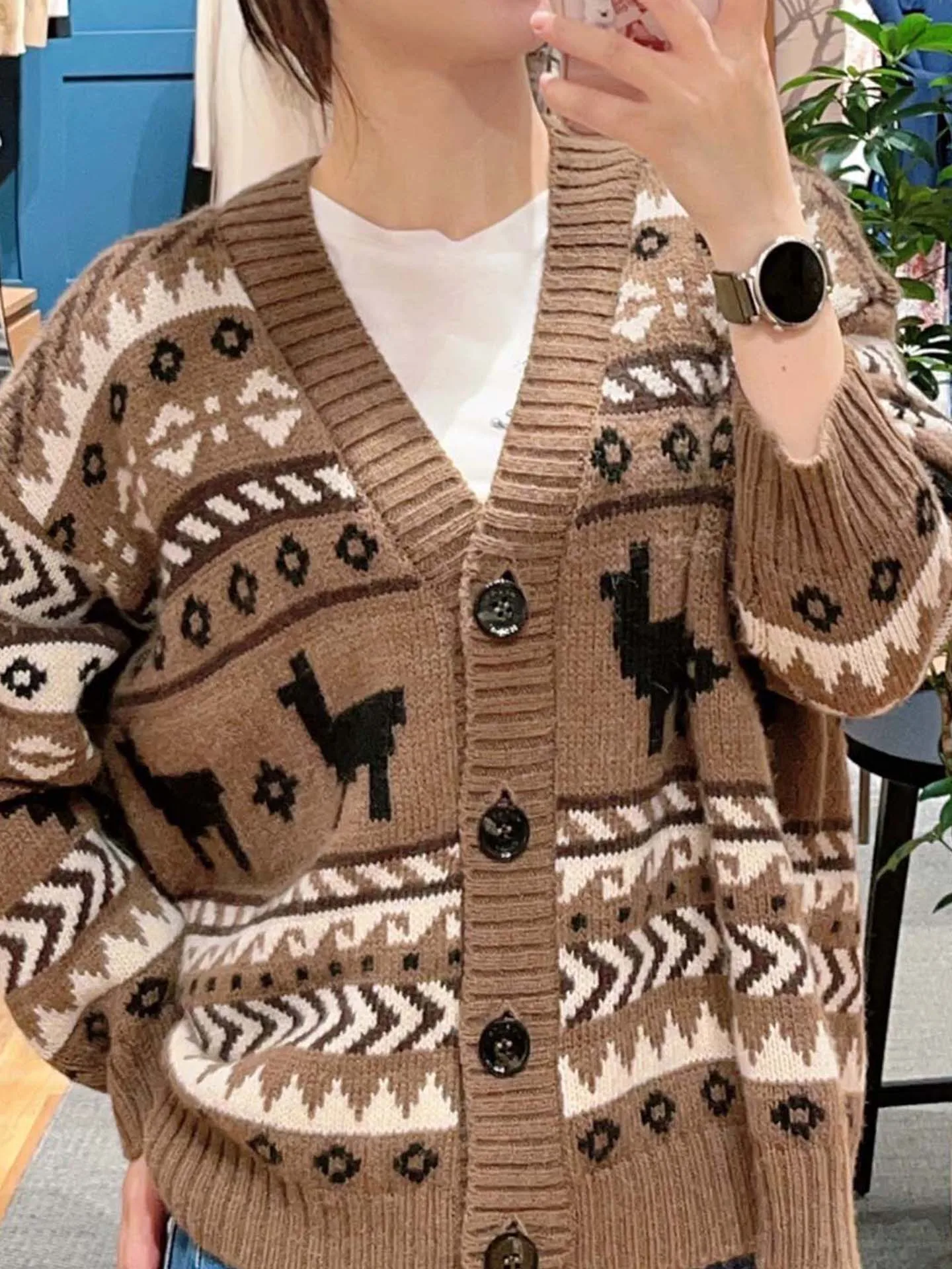 Pure Quali M Home Autumn Winter New Women's Knitwear V-ne Open Cardigan 00 Wool Embroidery Warmth Comfortable Fit
Pure Quali M Home Autumn Winter New Women's Knitwear V-ne Open Cardigan 00 Wool Embroidery Warmth Comfortable Fit