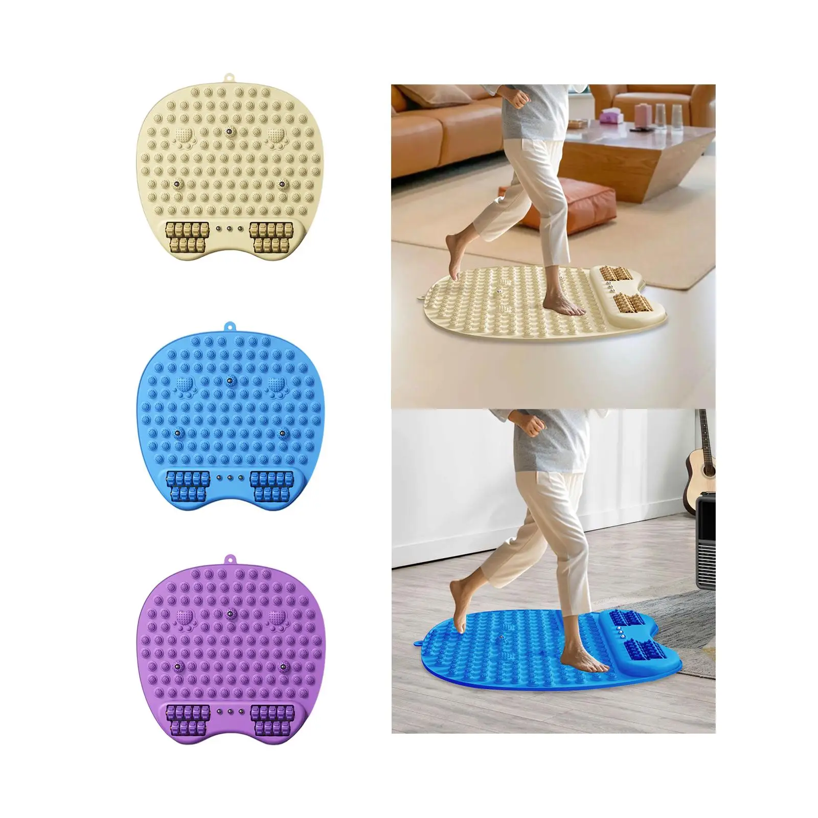 Exercise Foot Massager Board Foot Reflexology Mat for Office Yoga Household
Exercise Foot Massager Board Foot Reflexology Mat for Office Yoga Household