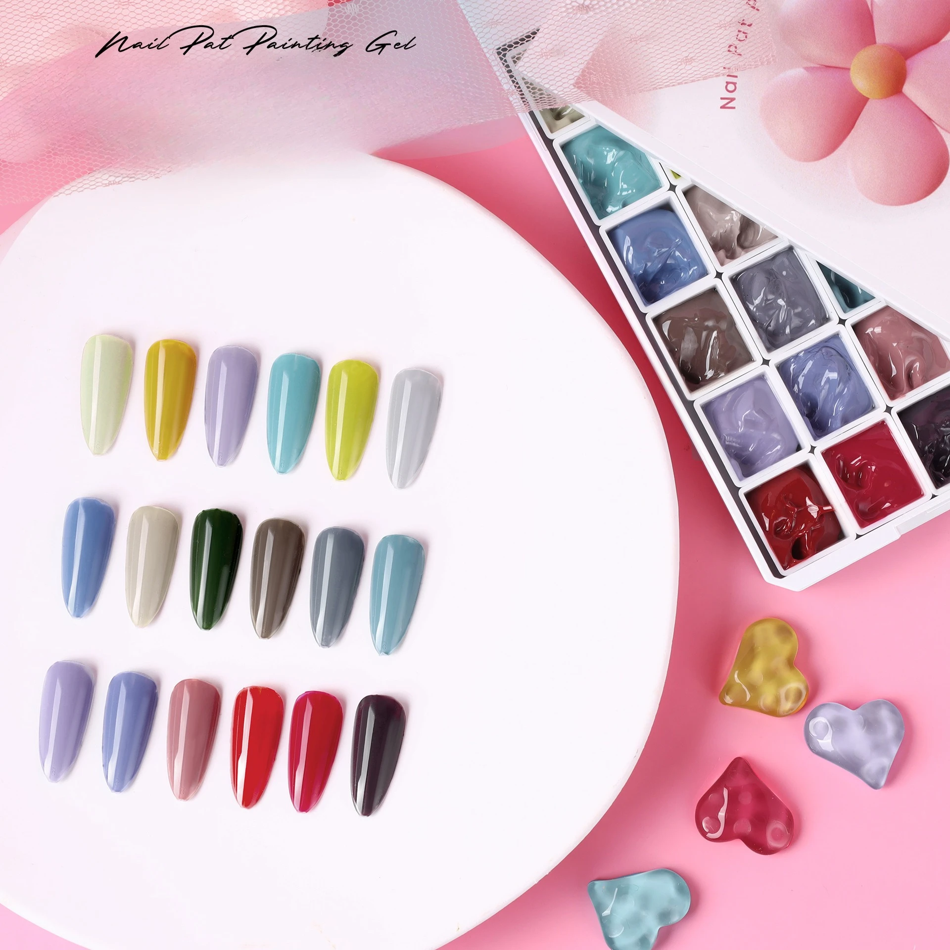 18 цветов/1 группа Pat Painting Гель-гель для ногтей 4 в 1, полуперманентные ногти Soak Off UV LED, используемые для маникюра с градиентным тиснением
18 цветов/1 группа Pat Painting Гель-гель для ногтей 4 в 1, полуперманентные ногти Soak Off UV LED, используемые для маникюра с градиентным тиснением